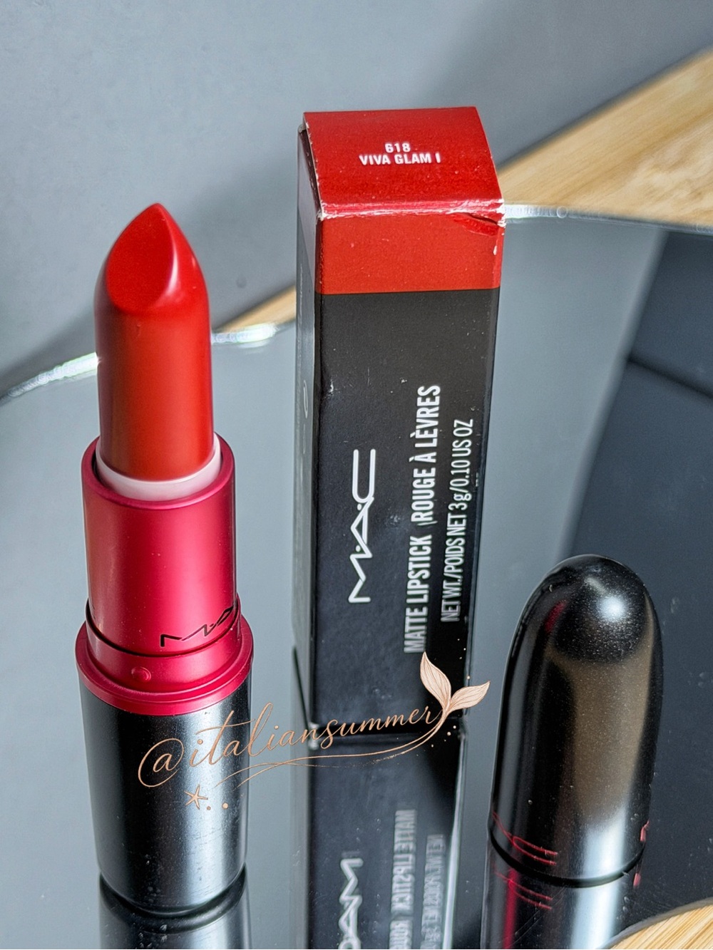 MAC Viva Glam I 618 Matte Lipstick Discontinued Classic Red New In Box